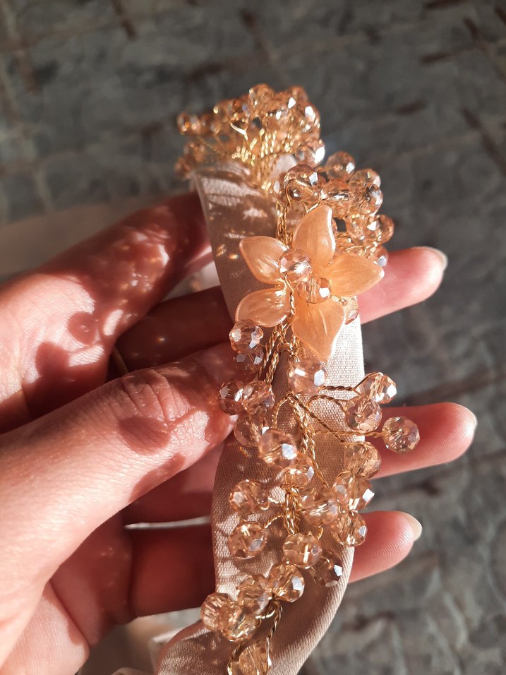 Bej Uzun Kollu Drapeli Kadın Elbise - Görsel 5