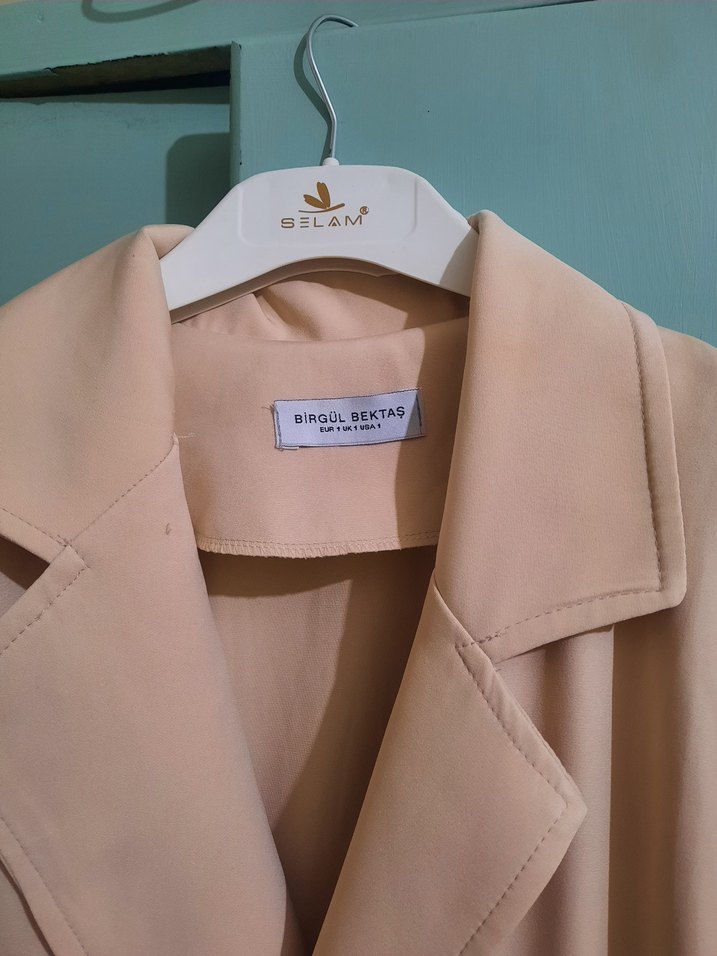 Birgül bektaş Bej Piliseli Kadın Elbise - Görsel 4