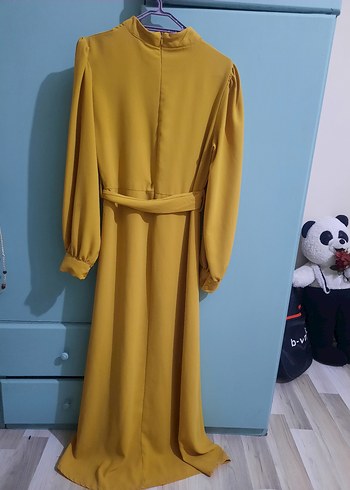 Hardal sarısı Payetli Kadın Bluz, Uzun Kollu, Salaş - Görsel 7