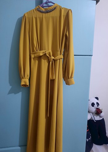 Hardal sarısı Payetli Kadın Bluz, Uzun Kollu, Salaş - Görsel 11