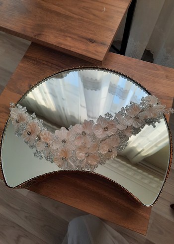 Bej Drapeli Bohem Zarif Saç Aksesuarı - Görsel 9