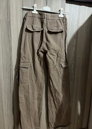 Bej Rahat Kesim Kadın Pantolon - Görsel 3