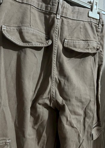 Bej Rahat Kesim Kadın Pantolon - Görsel 4