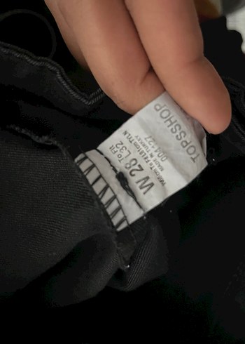 Siyah Dar Kesim Midi Kadın Kot Pantolon - Görsel 3