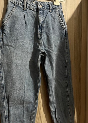 Gri Mavi Salaş Kadın Denim Pantolon - Görsel 2