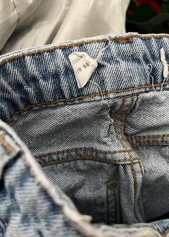 Gri Mavi Salaş Kadın Denim Pantolon - Görsel 4