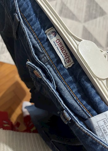 Lacivert Midi Kadın Kot Pantolon - Görsel 3