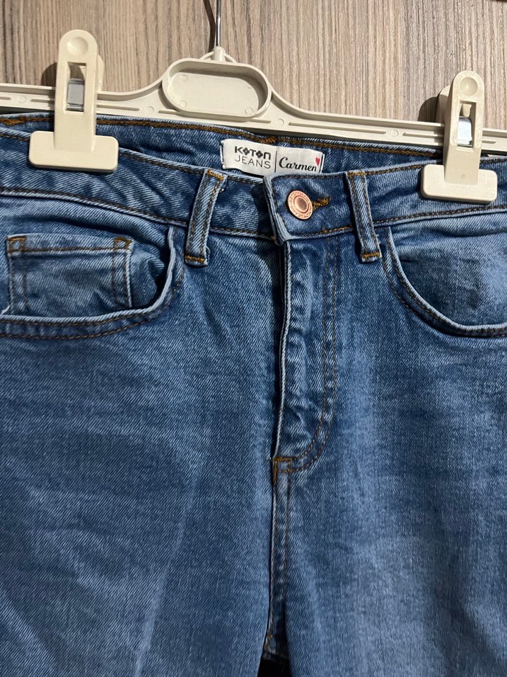 Mavi Kadın Normal Boy Denim Pantolon - Görsel 2