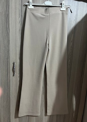 Bej Kadın Kumaş Pantolon Regular Fit - Görsel 4