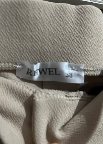 Bej Kadın Kumaş Pantolon Regular Fit - Görsel 3