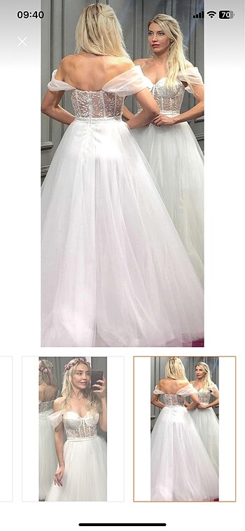 46 Beden Nikah elbisesi