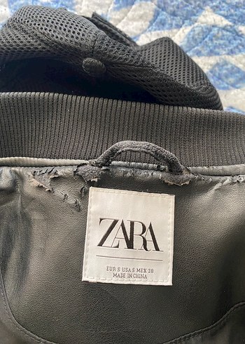 s Beden Zara erkek deri ceket