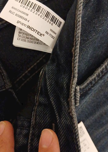 36 Beden siyah Renk zara kadın straight jean 36 beden etiketli antrasit renk