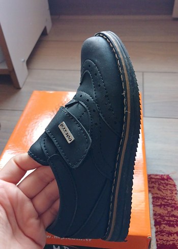 Erkek Çocuk Siyah Tokalı Özel Ayakkabı - Görsel 3