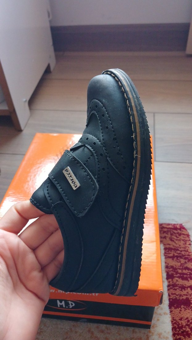 Erkek Çocuk Siyah Tokalı Özel Ayakkabı - Görsel 3