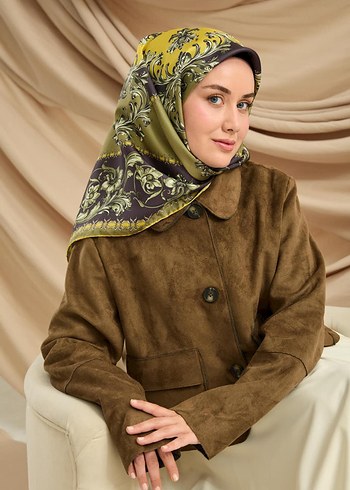 Beden siyah Renk Silk home twill ipek eşarp