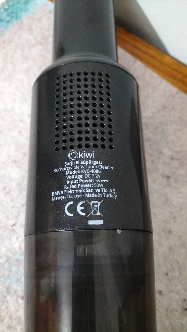 Kiwi şarjlı Araç Süpürgesi - Görsel 4