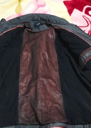 Gri Fermuarlı Erkek Street Wear Mont - Görsel 3