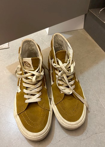 Vans Kadın Hardal Boğazlı Vans Spor Ayakkabı