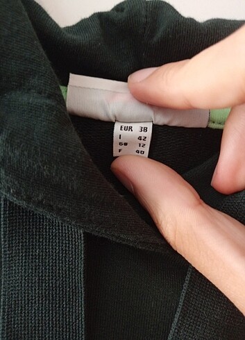 Yeşil sweatshirt 