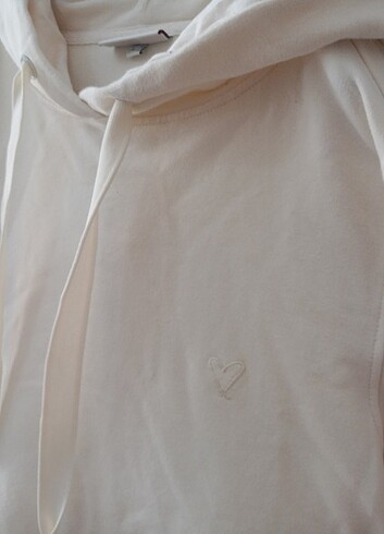 StreetOne Krem renk sweatshirt 