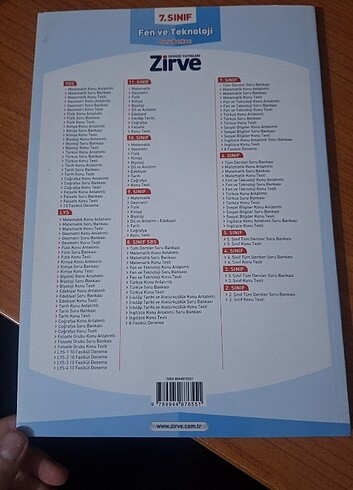 7. Sınıf fen ve teknoloji soru bankası  - Görsel 2