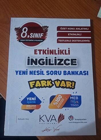 8. Sınıf İngilizce soru bankası 