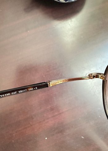 Beden camel Renk Tom Ford Kadın Bej Şeffaf Güneş Gözlüğü