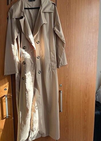 Paraşüt kumaş oversize trençkot 