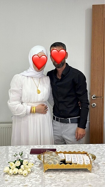 m Beden Nikah elbisesi