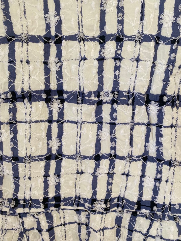 Mavi Kısa Kollu Mini Elbise - Görsel 3