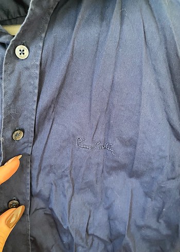 Mavi Uzun Kollu Klasik Erkek Gömlek - Görsel 3