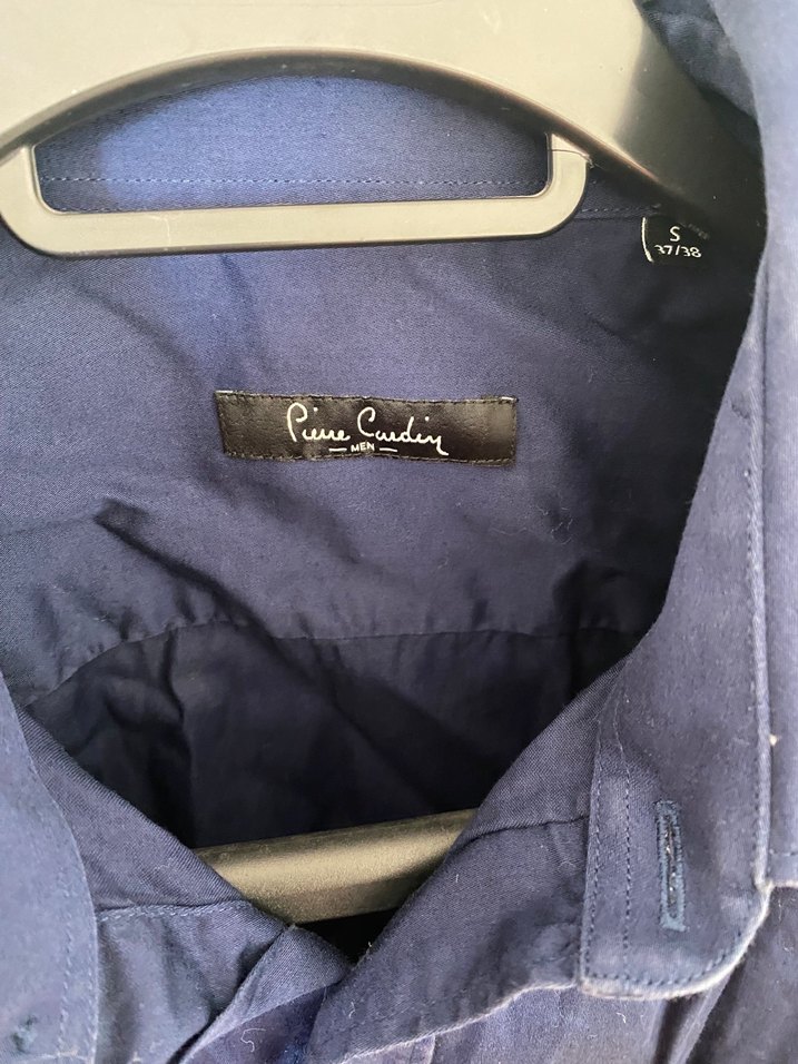 Mavi Uzun Kollu Klasik Erkek Gömlek - Görsel 2