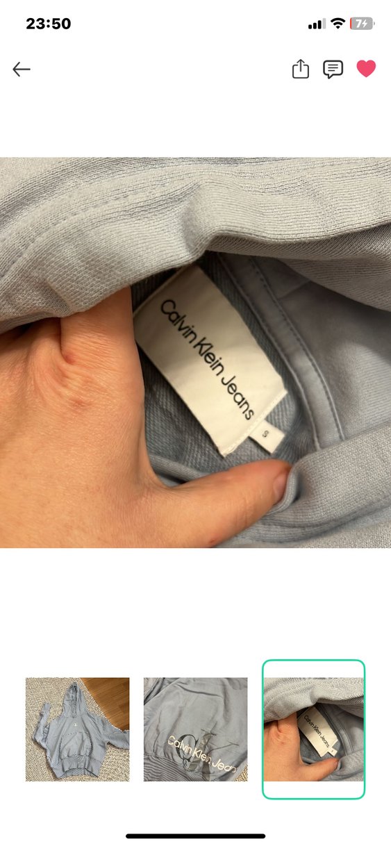 Orjinal Calvin klein sweat — görsel 4/5