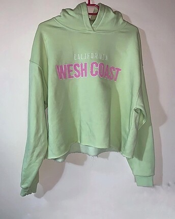 Su yeşili sweatshirt S-M