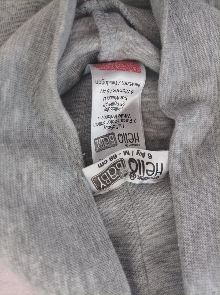 Erkek Çocuk Gri Rahat Kesim Eşofman Altı - Görsel 2