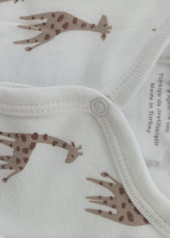 Renkli Baskılı Uzun Kollu Bebek Tulumları - Görsel 2