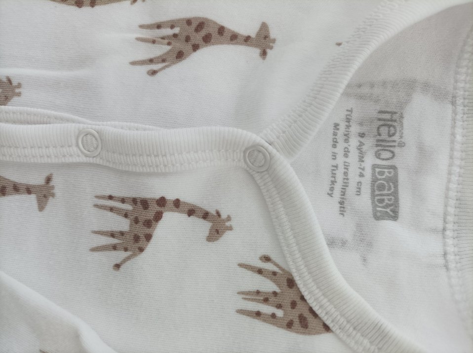 Renkli Baskılı Uzun Kollu Bebek Tulumları - Görsel 2