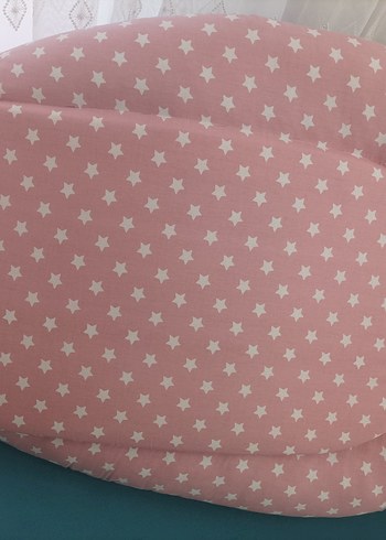 Pembe ve gri desenli bebek uyku yatağı BABYNEST - Görsel 3