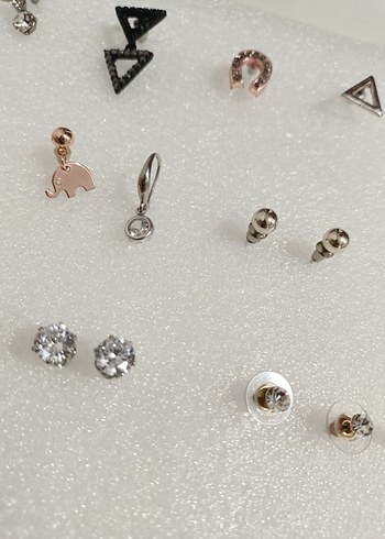 Kadın Mini Tekli Küpeler - Görsel 7