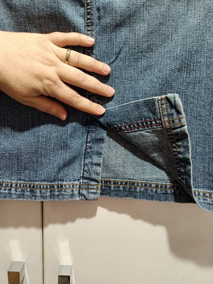 Kot Kumaşlı Midi Etek - Görsel 3