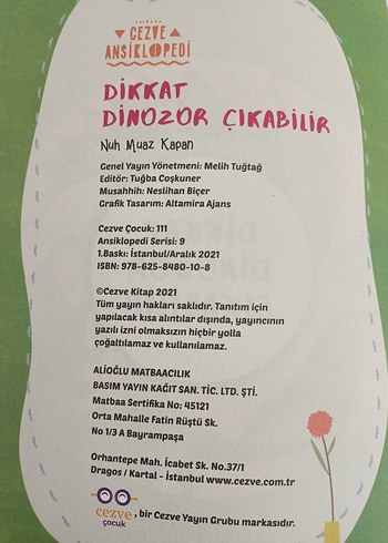Beden Renk Dikkat Dinozor Çıkabilir!
