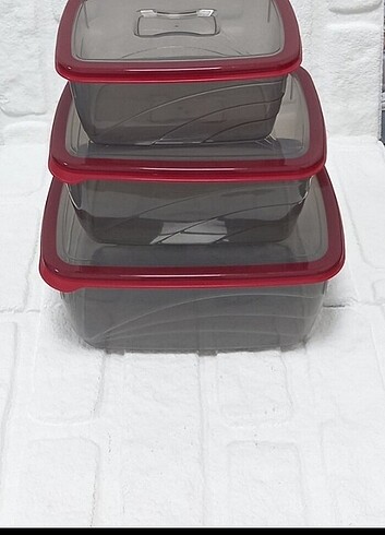 3lu saklama kabi seti (1+1 set)