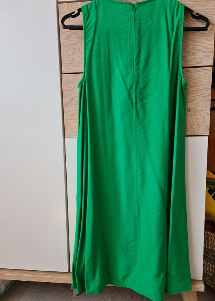 Batik yeşil elbise - Görsel 2