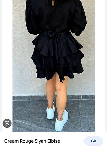 Cream rouge Etegi kat kat elbise - Görsel 5