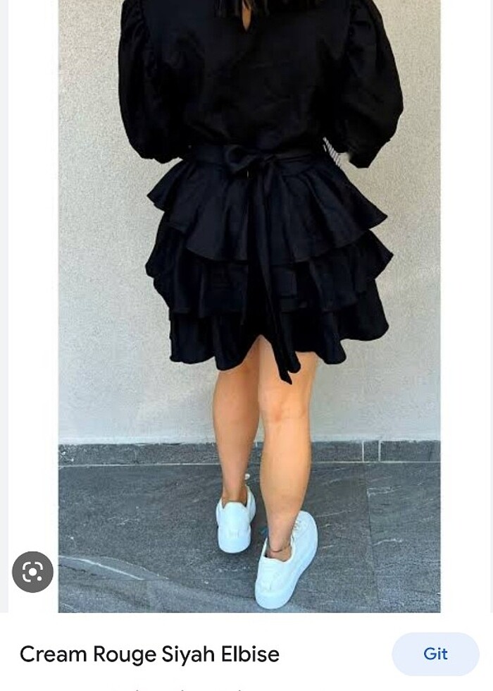 Cream rouge Etegi kat kat elbise - Görsel 5