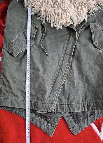 Suni kürklü parka - Görsel 6