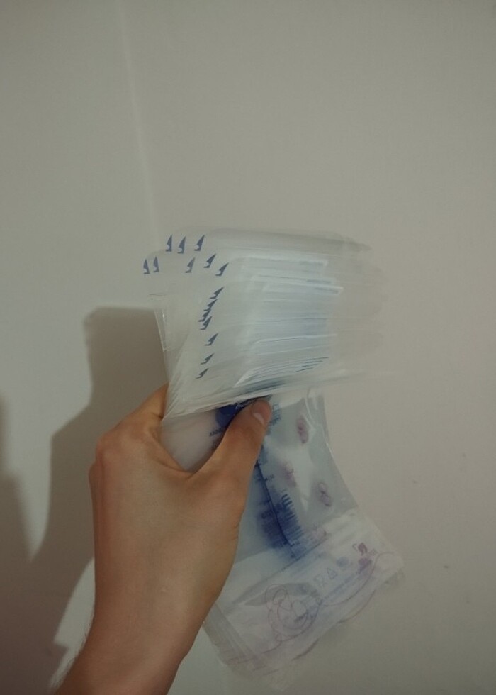 Anne sütü saklama poşeti - Görsel 2