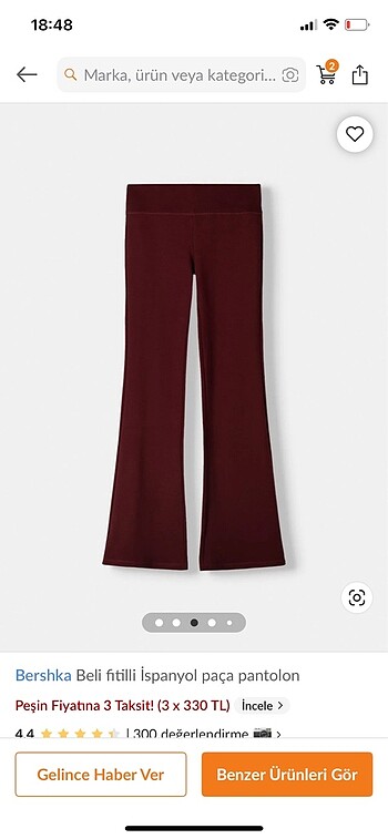 bershka ispanyol tayt