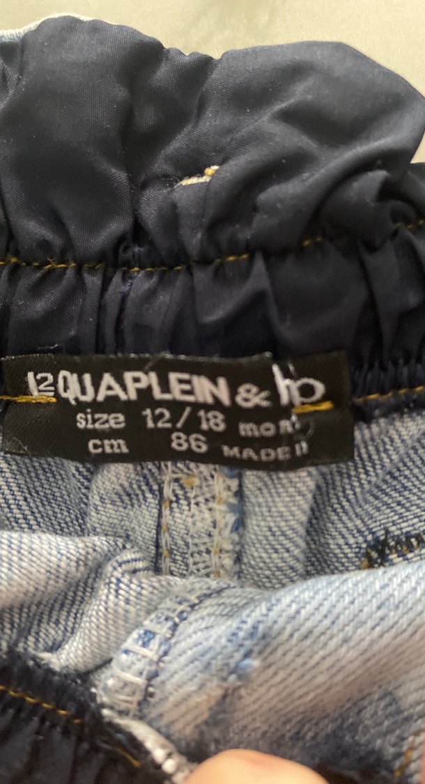 Renkli Nakışlı Bol Kesim Kız Kot Pantolon - Görsel 5